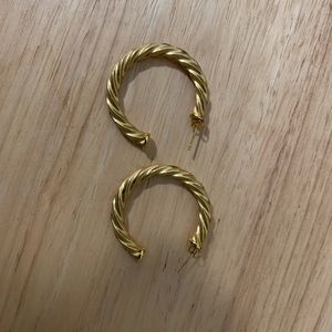 Nominal hoop earrings